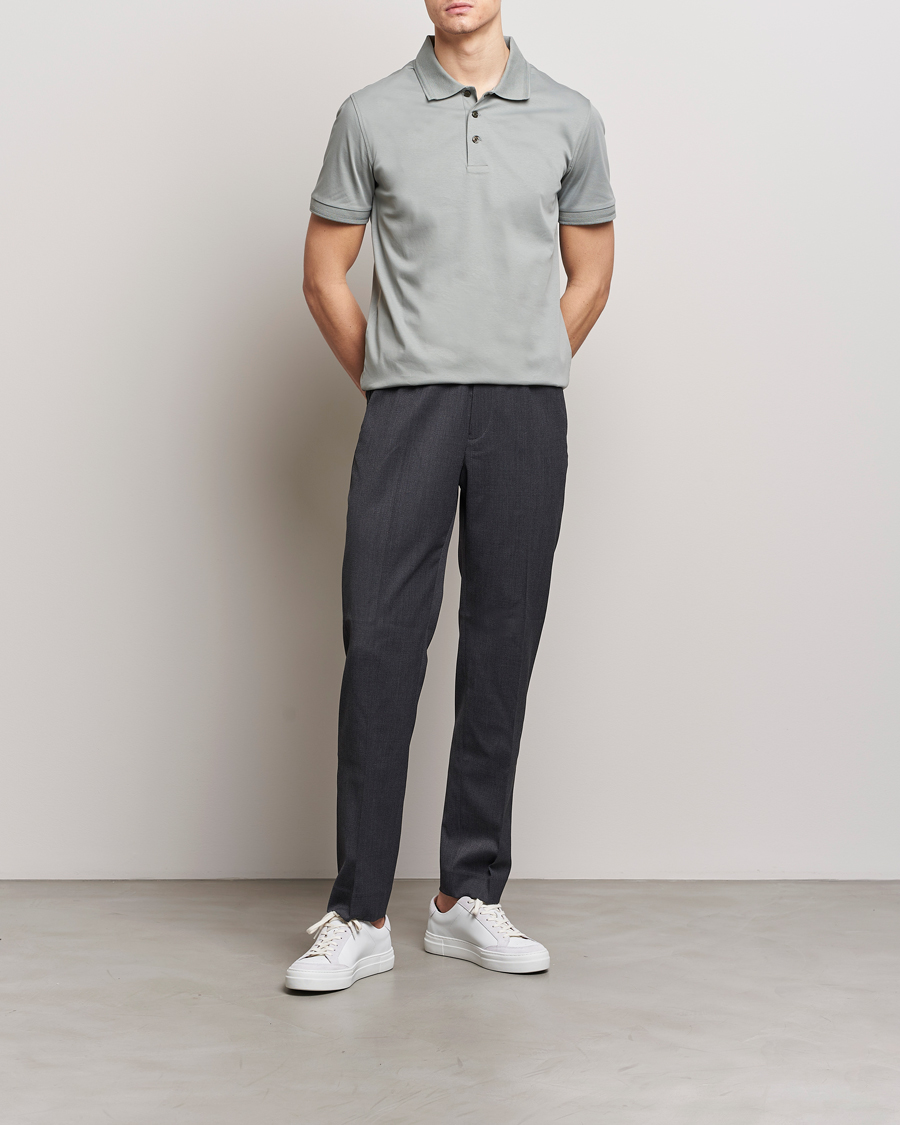 Herre | Polotrøjer | Tiger of Sweden | Riose Cotton Polo Shadow