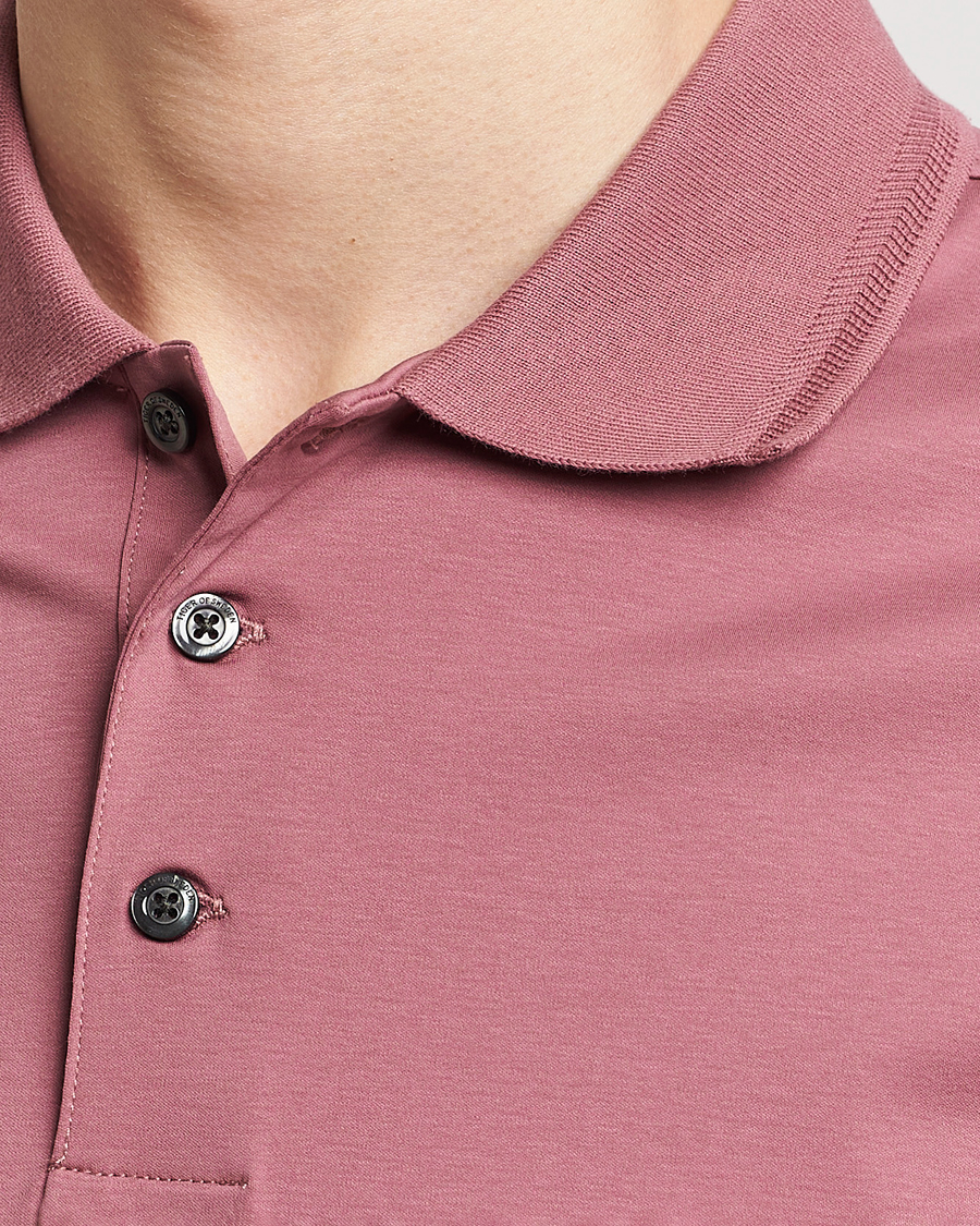Herre | Polotrøjer | Tiger of Sweden | Riose Cotton Polo Rose Brown