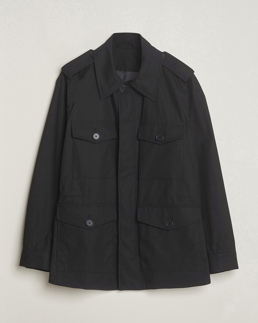 Herre | Jakker | Tiger of Sweden | Bendrik Cotton Field Jacket Black