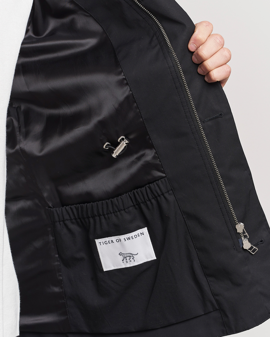 Herre | Jakker | Tiger of Sweden | Bendrik Cotton Field Jacket Black
