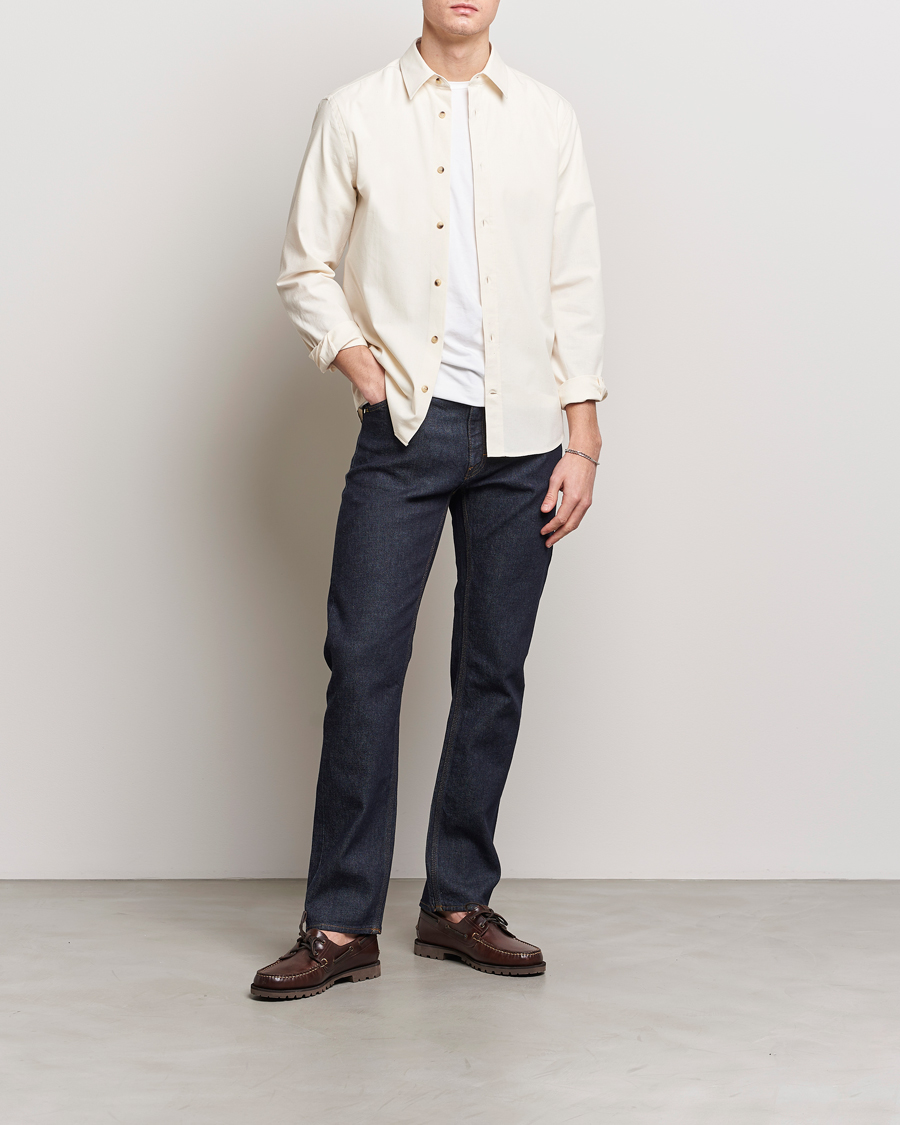 Herre | Skjorter | Tiger of Sweden | Spenser Cotton Shirt Off White