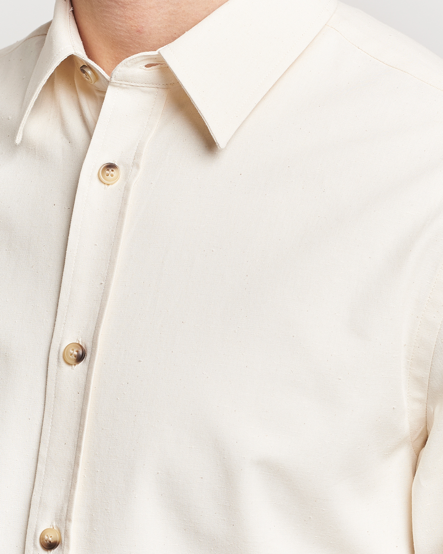Herre | Skjorter | Tiger of Sweden | Spenser Cotton Shirt Off White