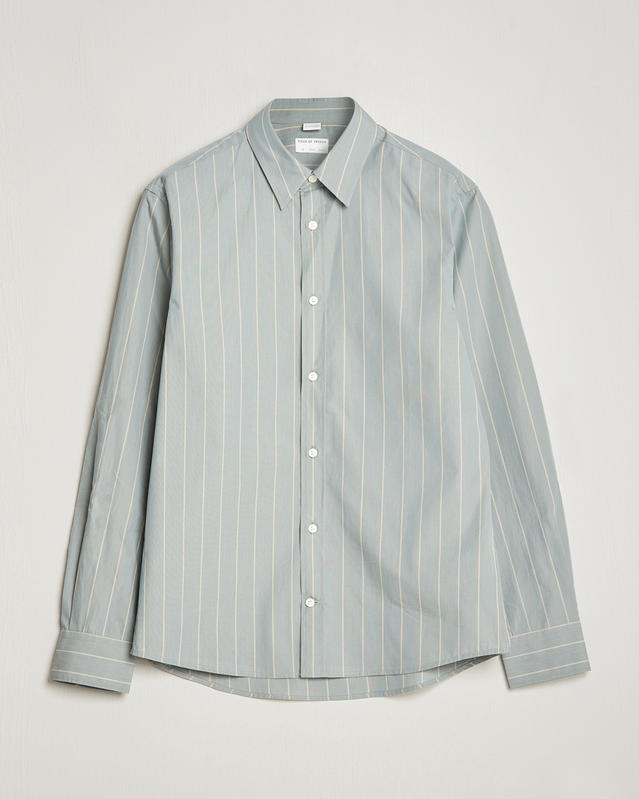 Herre | Skjorter | Tiger of Sweden | Spenser Cotton Shirt Shadow