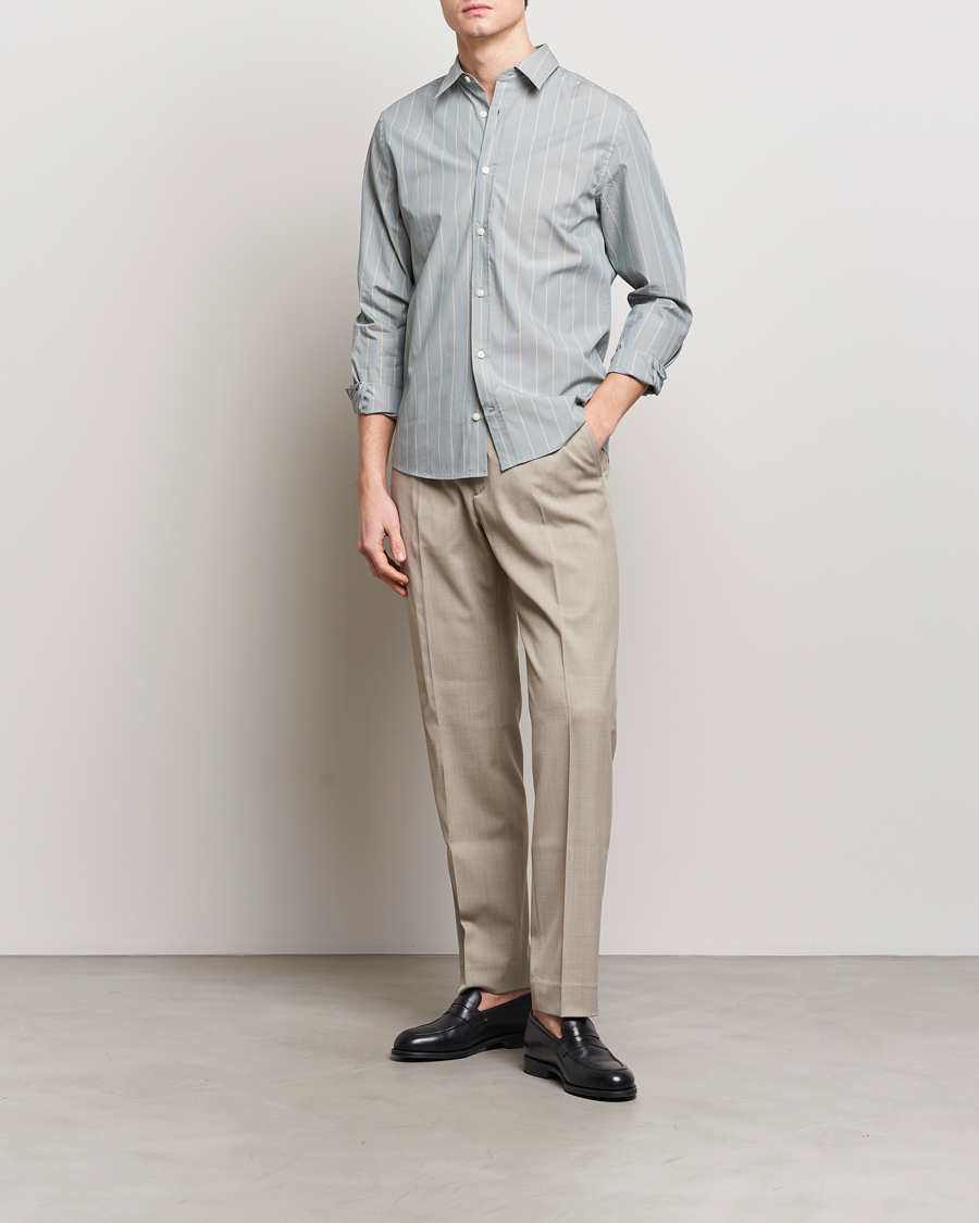 Herre | Skjorter | Tiger of Sweden | Spenser Cotton Shirt Shadow
