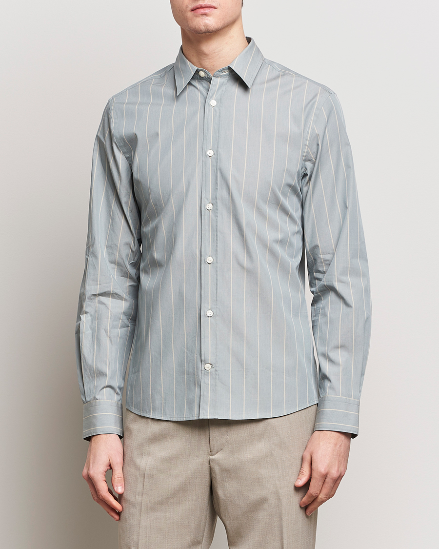 Herre | Casualskjorter | Tiger of Sweden | Spenser Cotton Shirt Shadow