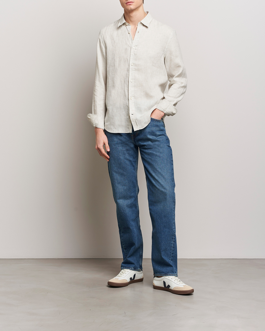Herre | Skjorter | Tiger of Sweden | Spenser Linen Shirt Pale Clay
