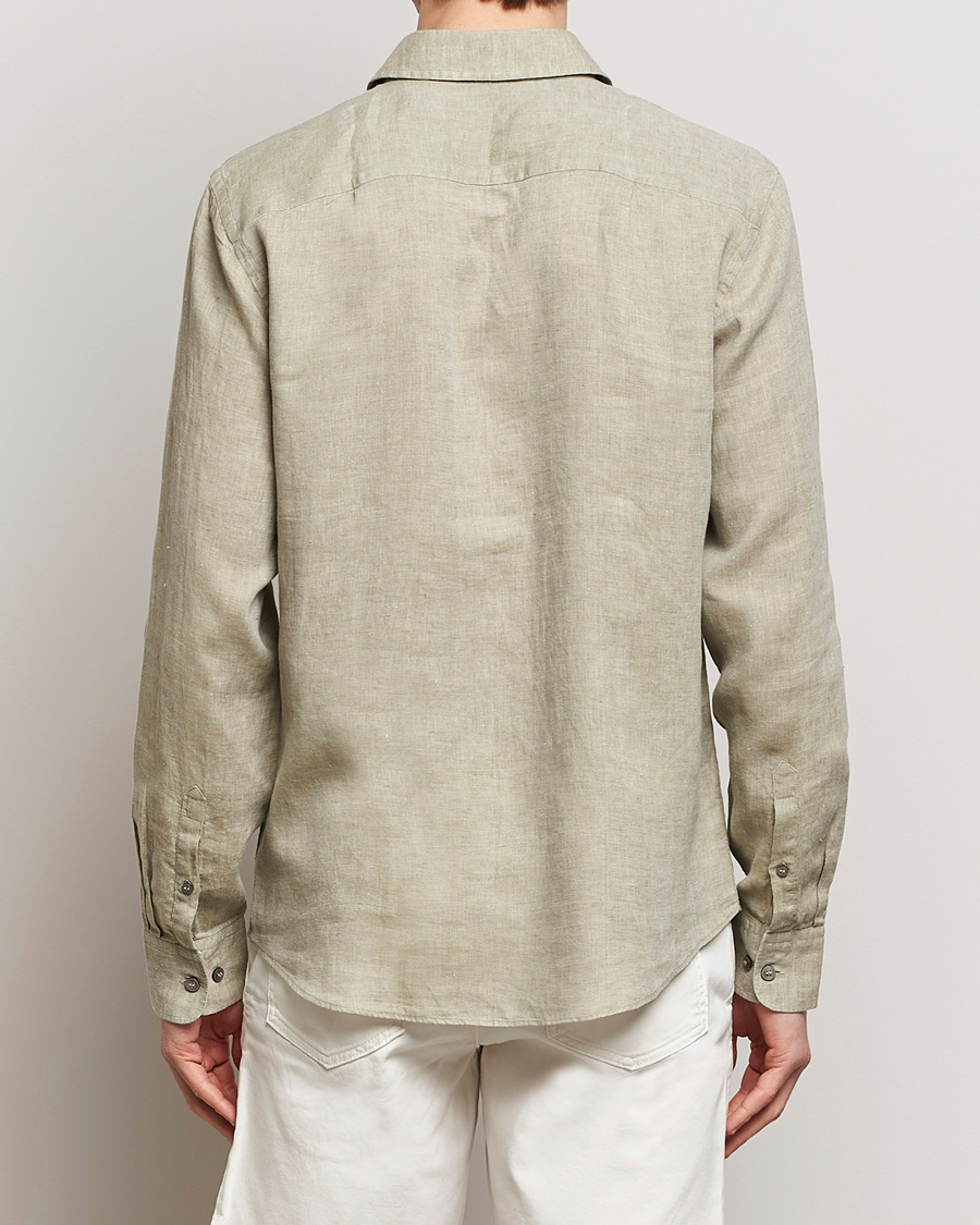 Herre | Skjorter | Tiger of Sweden | Spenser Linen Shirt Olive Green