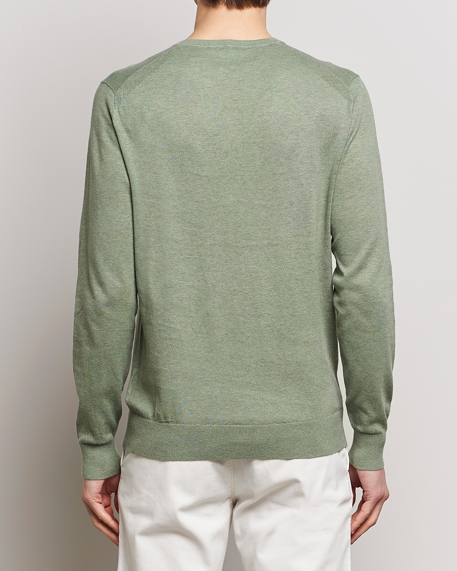 Herre | Trøjer | Tiger of Sweden | Michas Cotton/Linen Knitted Sweater Shadow