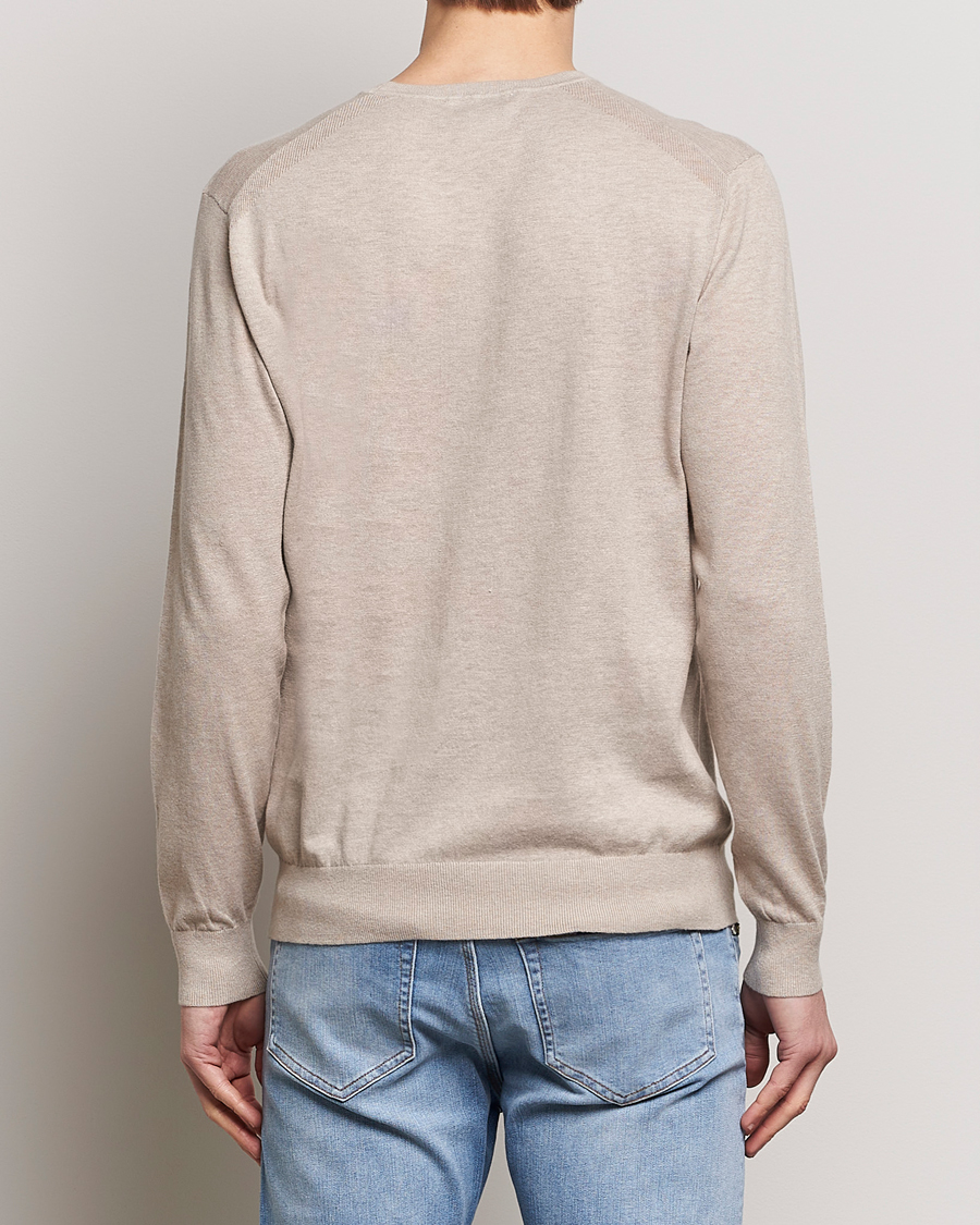 Herre | Trøjer | Tiger of Sweden | Michas Cotton/Linen Knitted Sweater Soft Latte