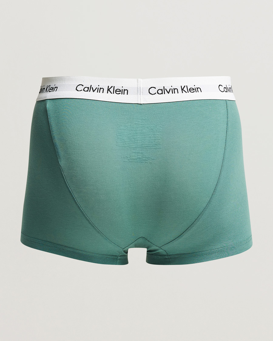 Herre | Undertøj | Calvin Klein | Cotton Stretch Trunk 3-pack Blue/Dust Blue/Green