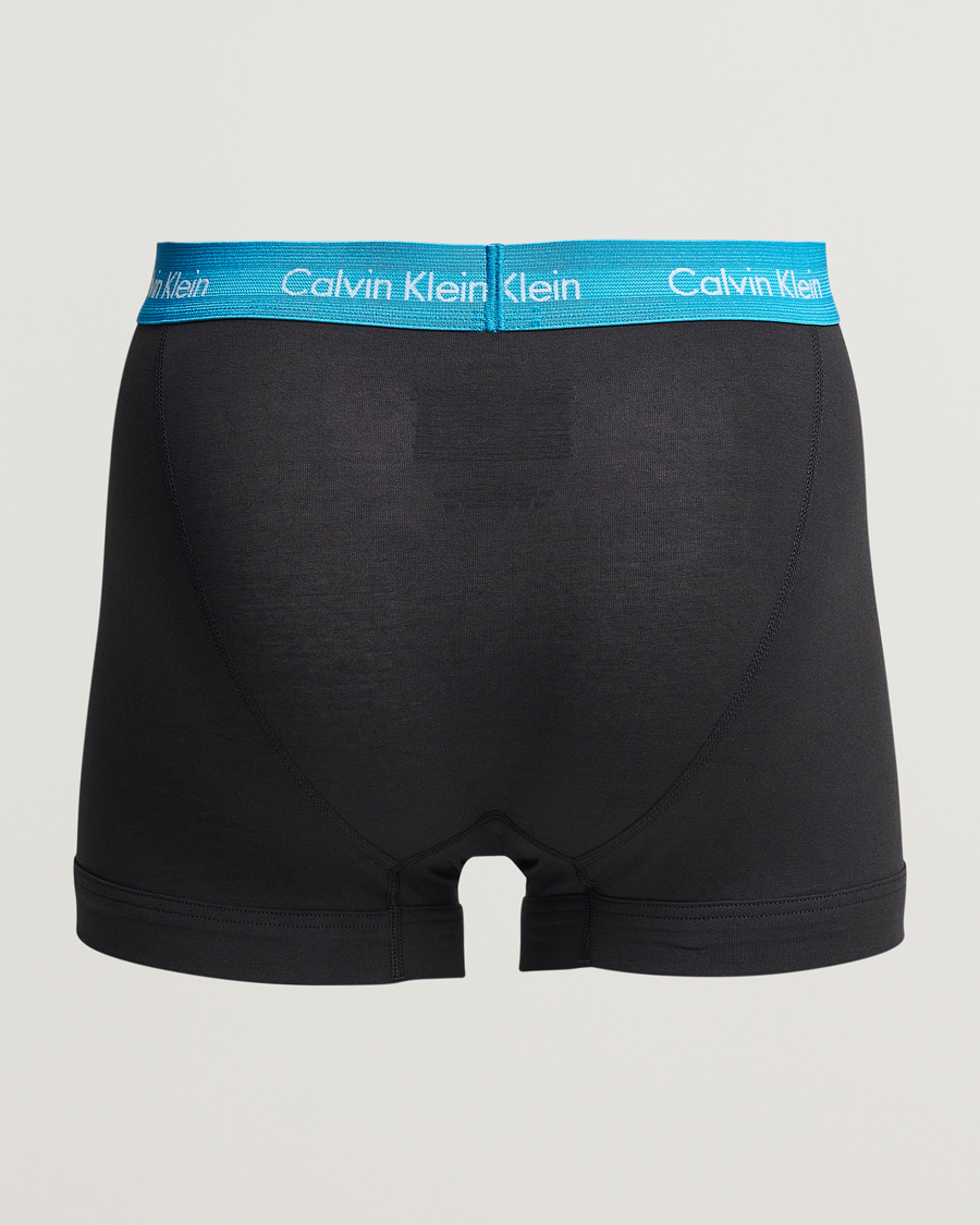 Herre |  | Calvin Klein | Cotton Stretch Trunk 3-pack Blue/Dust Blue/Green