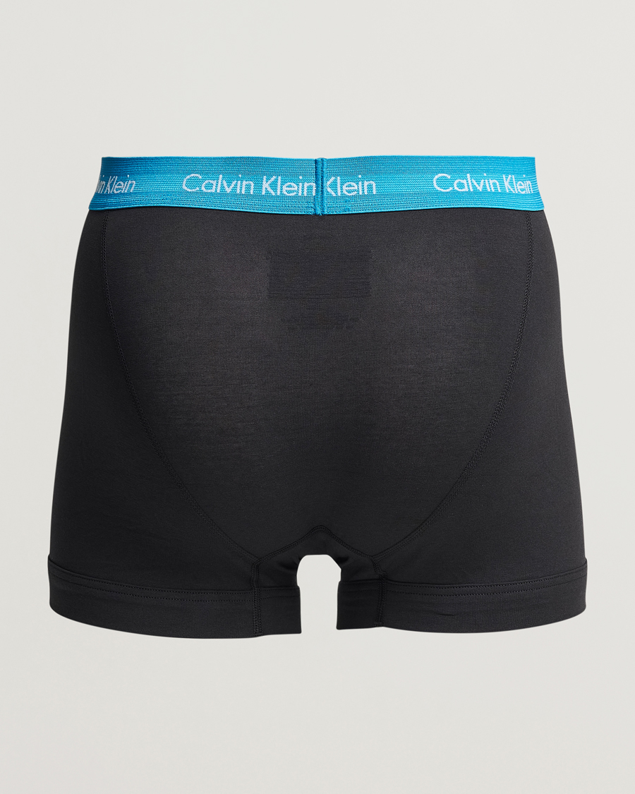 Herre | Boxershorts | Calvin Klein | Cotton Stretch Trunk 3-pack Blue/Dust Blue/Green