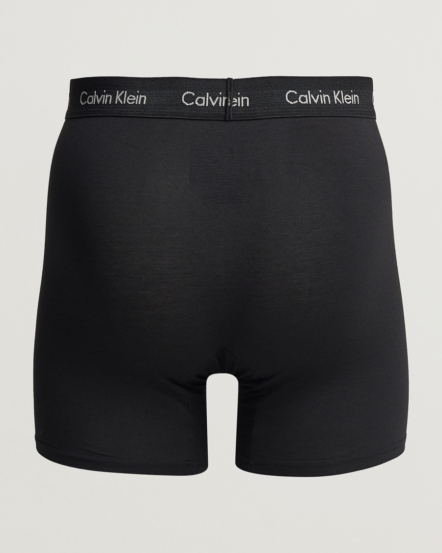 Herre | Boxershorts | Calvin Klein | Cotton Stretch 3-Pack Boxer Breif Black