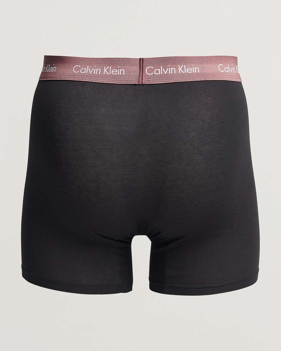 Herre | Briefs | Calvin Klein | Cotton Stretch 3-Pack Boxer Breif Rose/Ocean/White