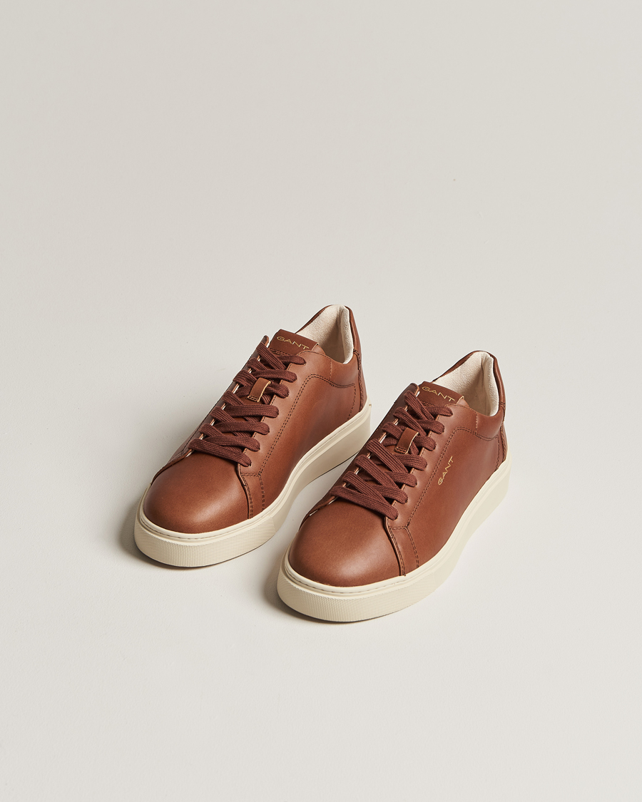 Herr | Skor | GANT | Mc Julien Leather Sneaker Cognac