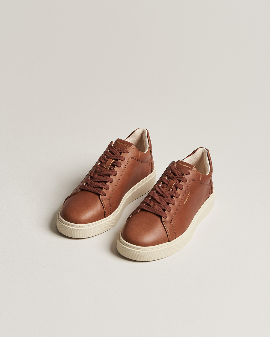 Herre | Sneakers med lavt skaft | GANT | Mc Julien Leather Sneaker Cognac