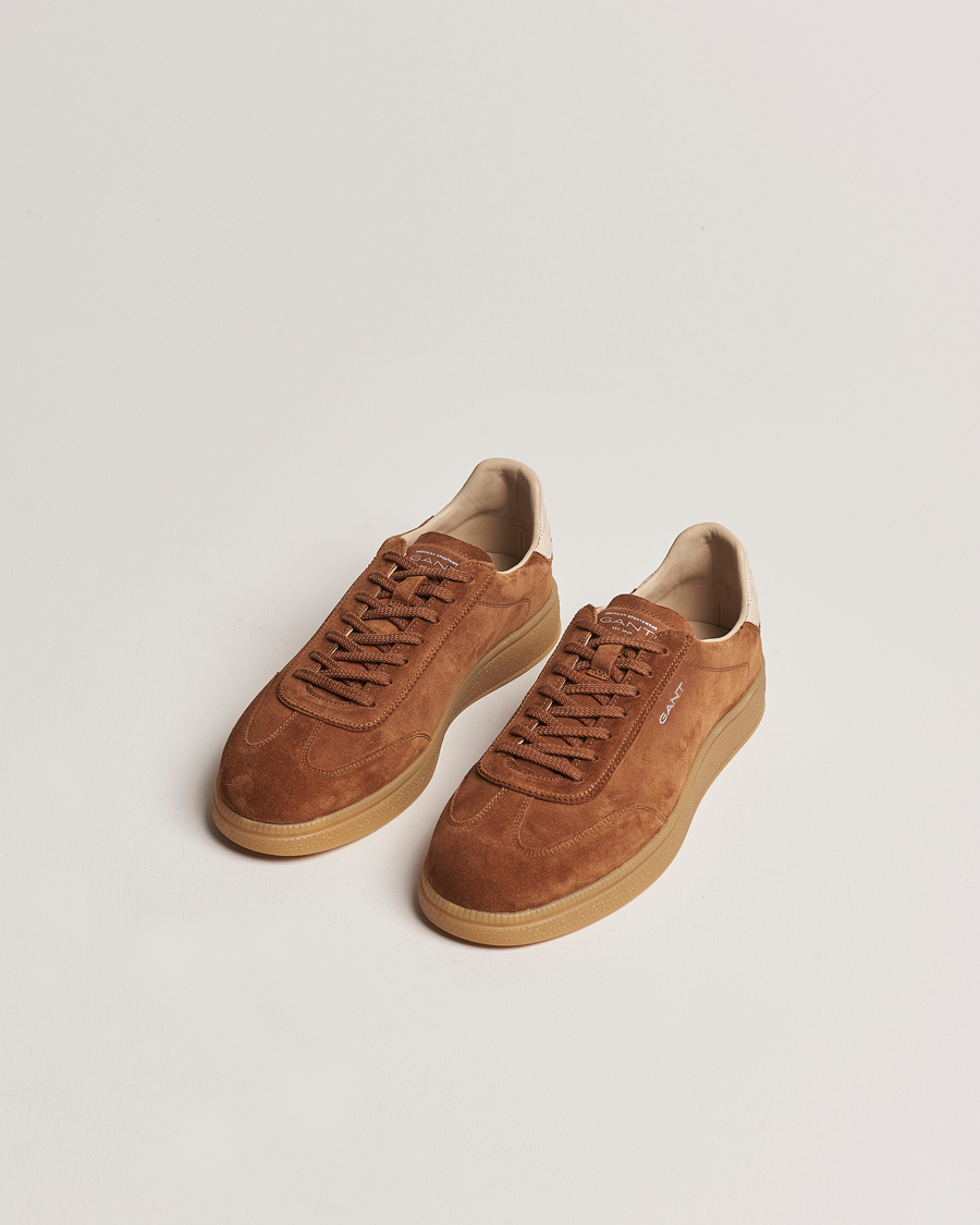 Herre | Sko i ruskind | GANT | Cuzmo Suede Sneaker Brown