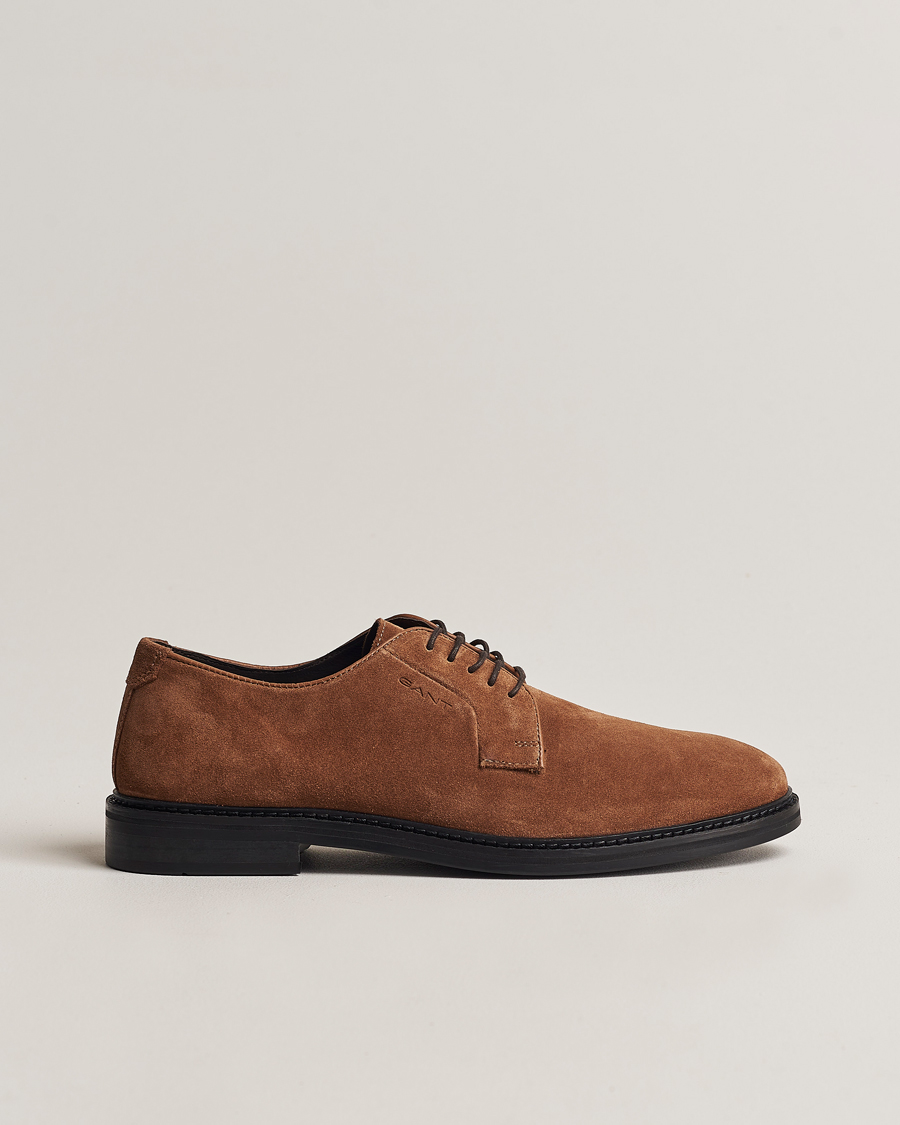 Herre | GANT Bidford Suede Derby Cognac | GANT | Bidford Suede Derby Cognac