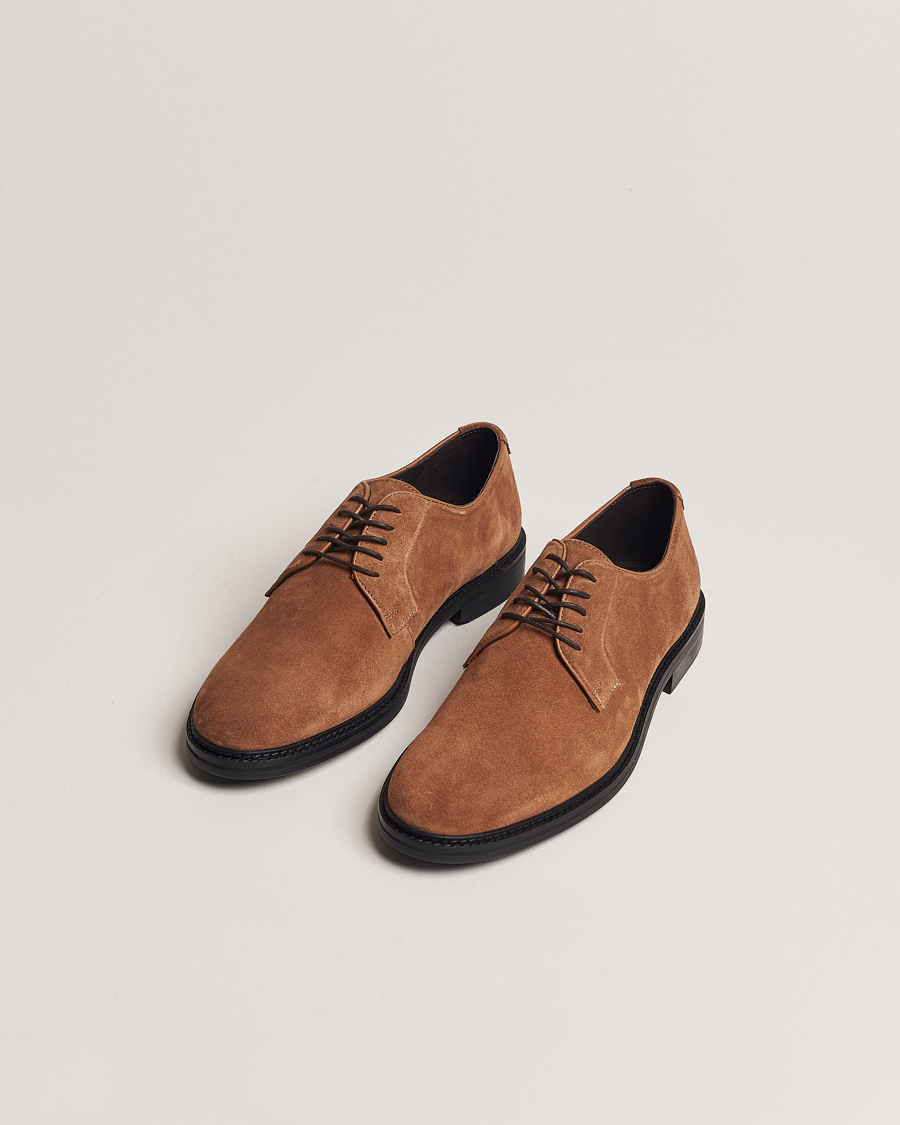 Herre | GANT Bidford Suede Derby Cognac | GANT | Bidford Suede Derby Cognac