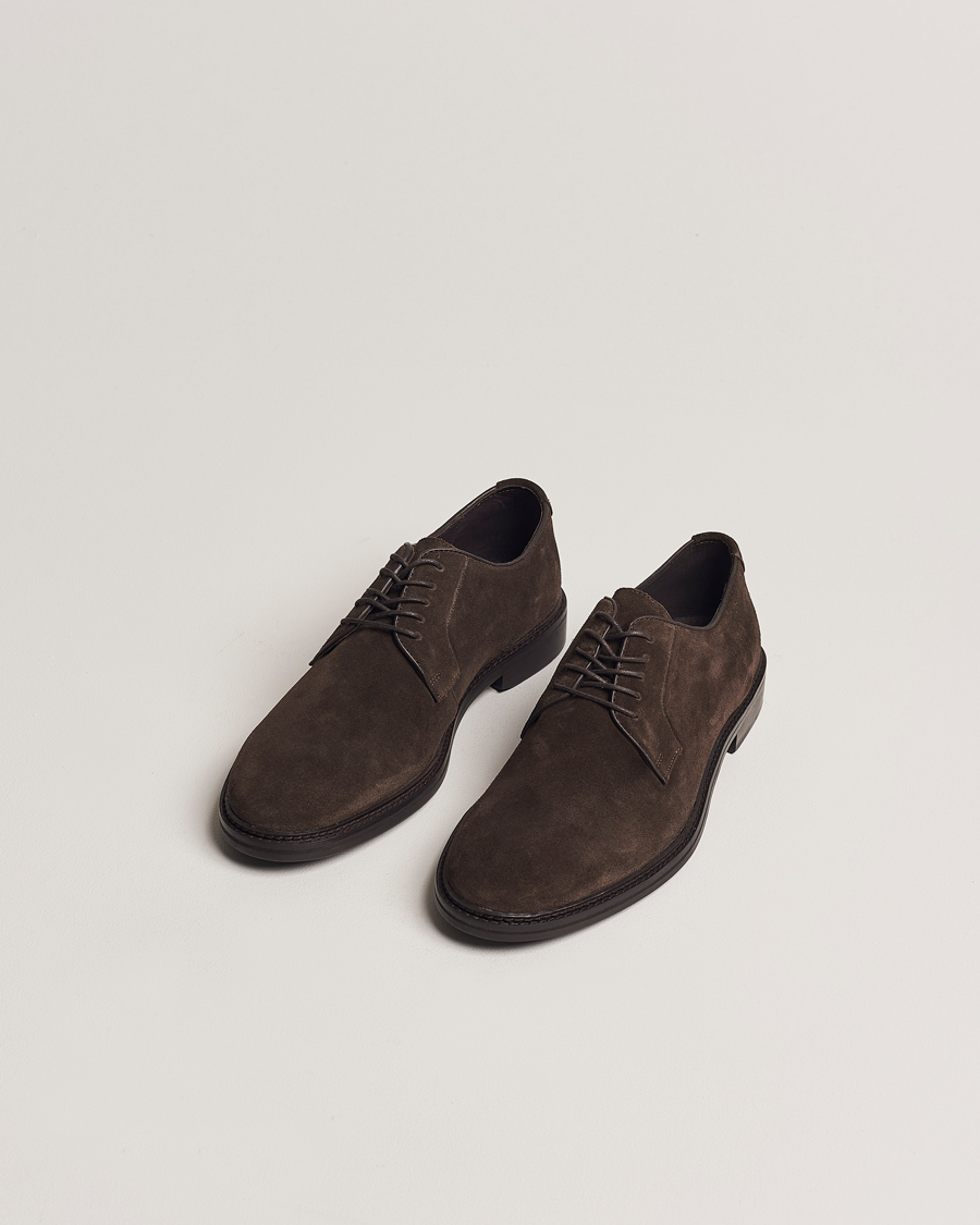 Herre | Afdelinger | GANT | Bidford Suede Derby Coffee Brown