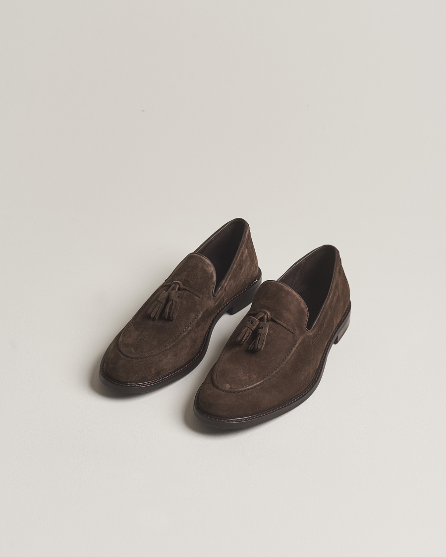 Herre | Sko | GANT | Lozham Suede Tassle Loafer Coffee Brown