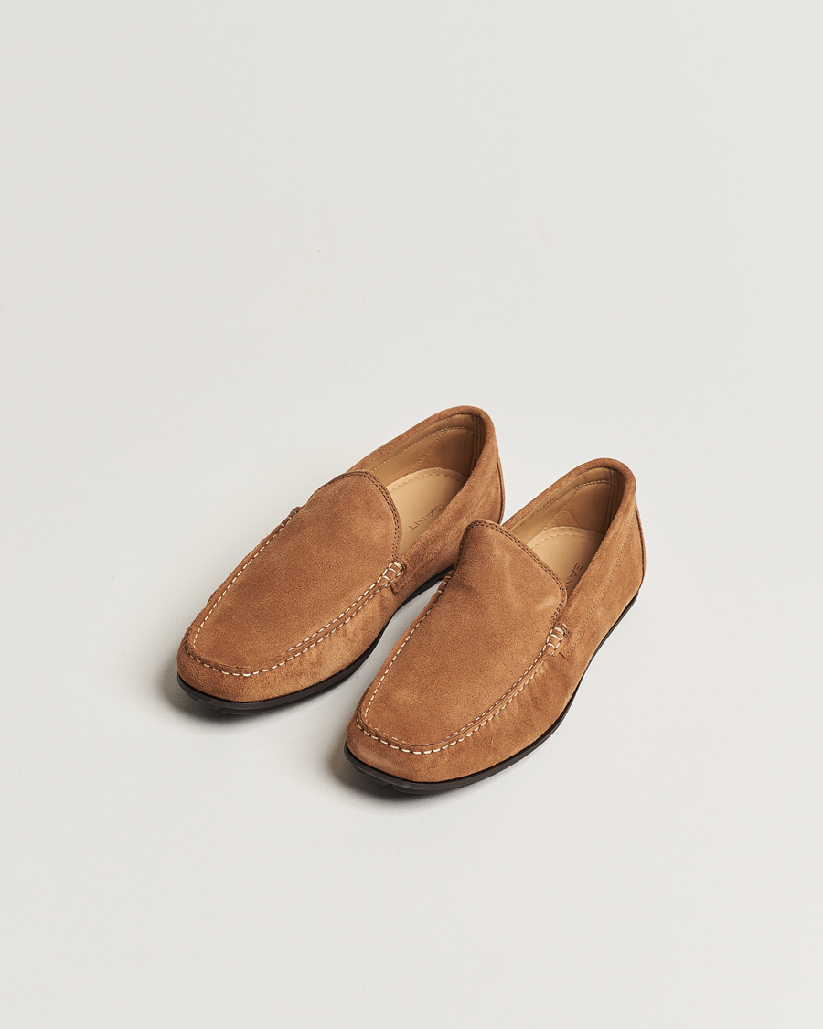 Herre | Sko | GANT | Wilmon Suede Car Shoe Cognac