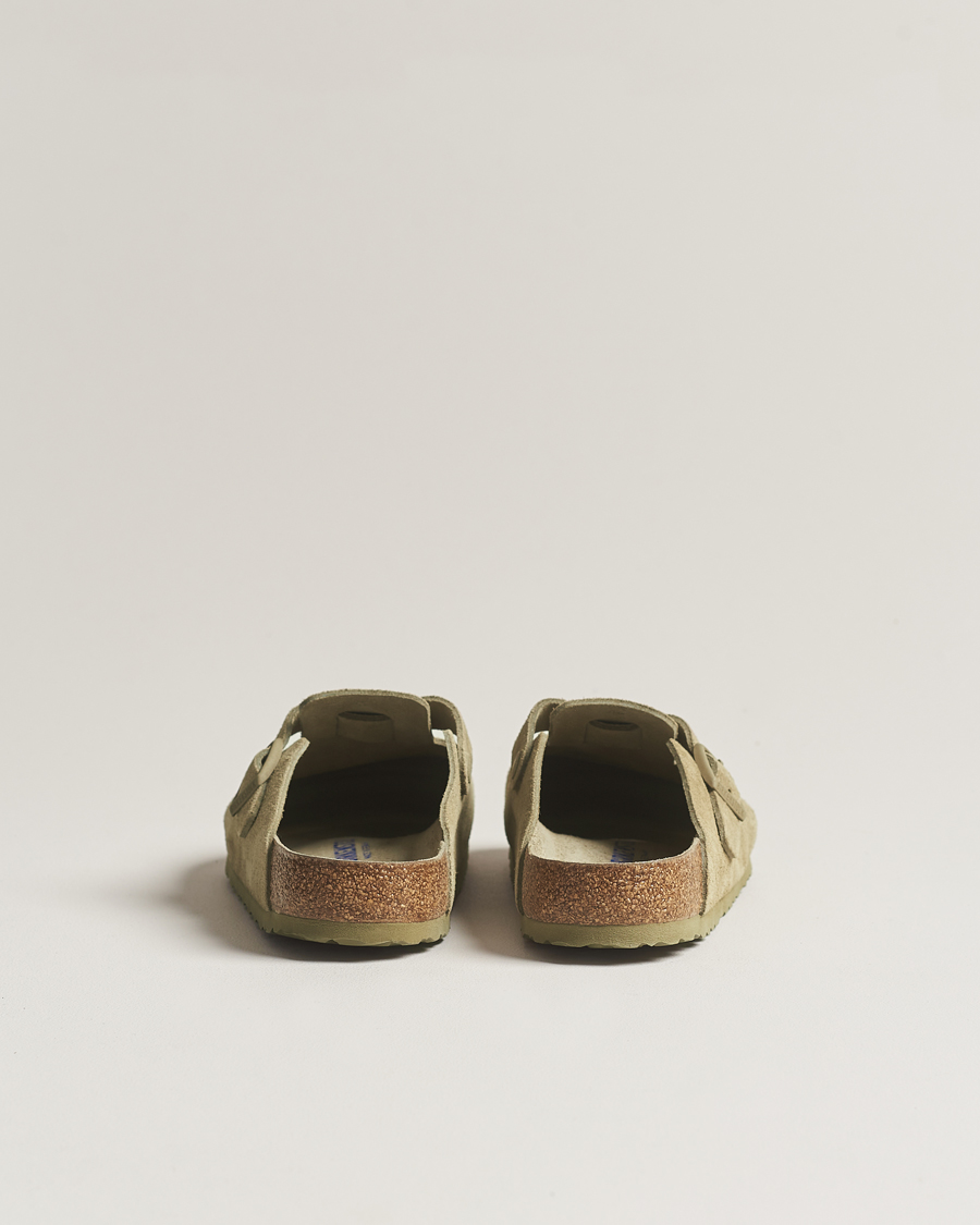 Herre | BIRKENSTOCK Boston Soft Footbed Faded Khaki Suede | BIRKENSTOCK | Boston Soft Footbed Faded Khaki Suede