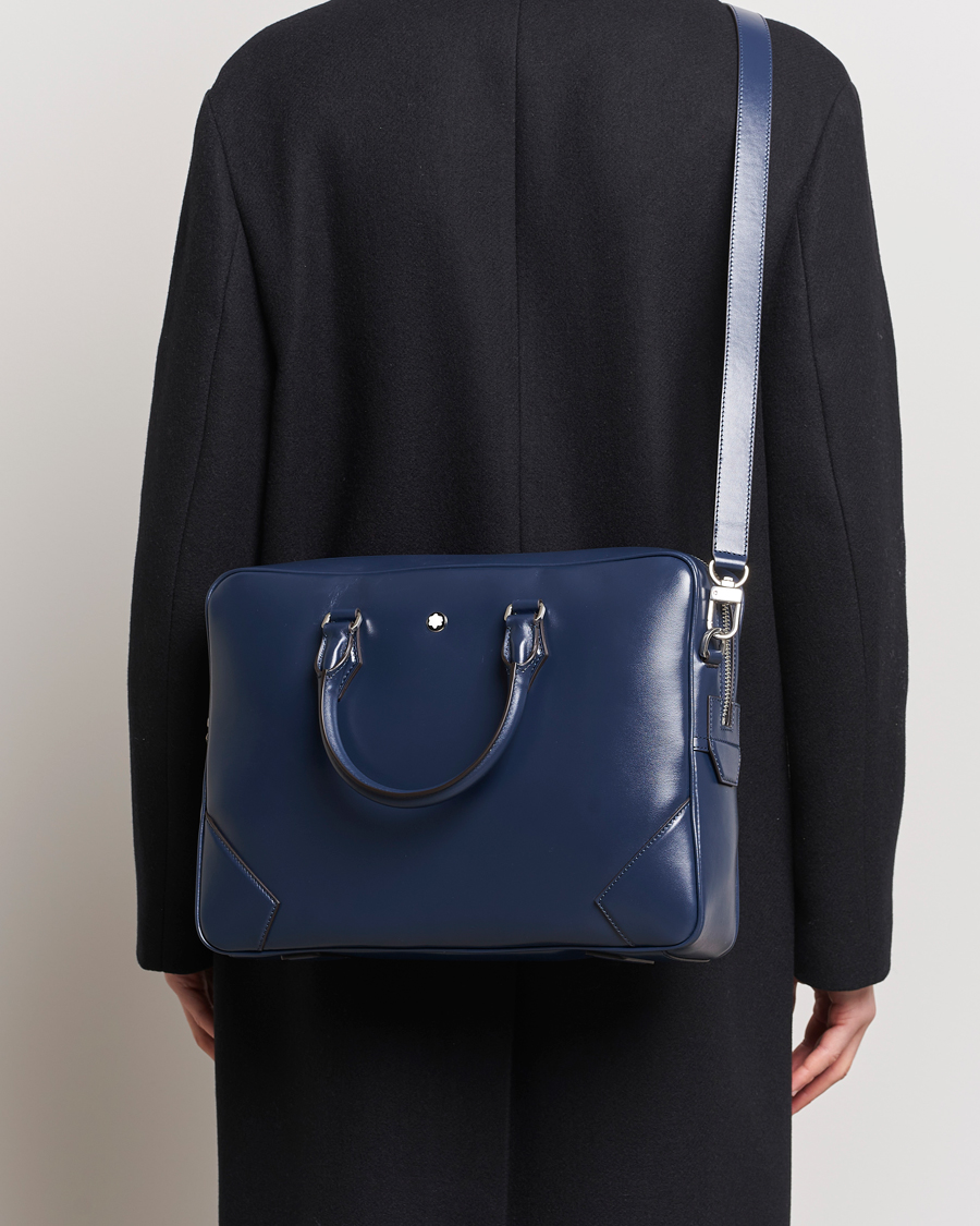 Herre | Montblanc Meisterstück Document Case Ink Blue | Montblanc | Meisterstück Document Case Ink Blue