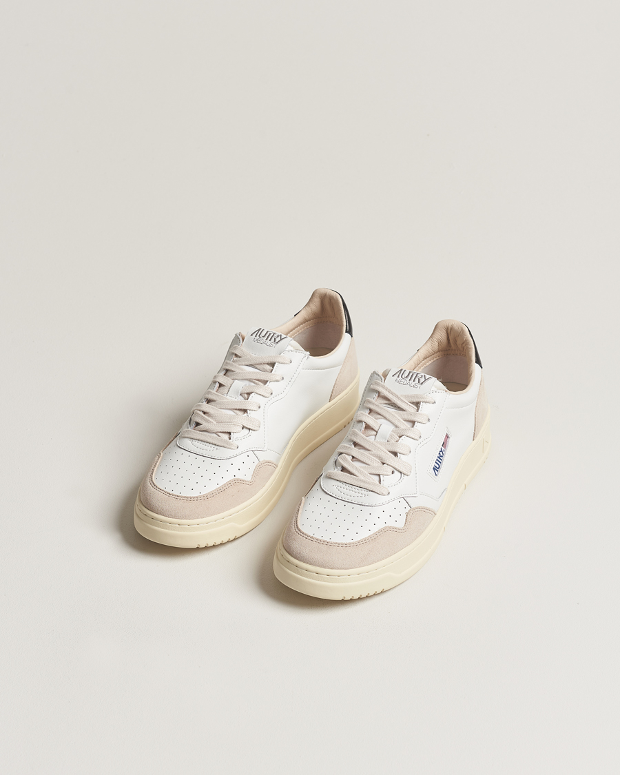 Herre | Sneakers | Autry | Medalist Low Leather/Suede Sneaker White/Black