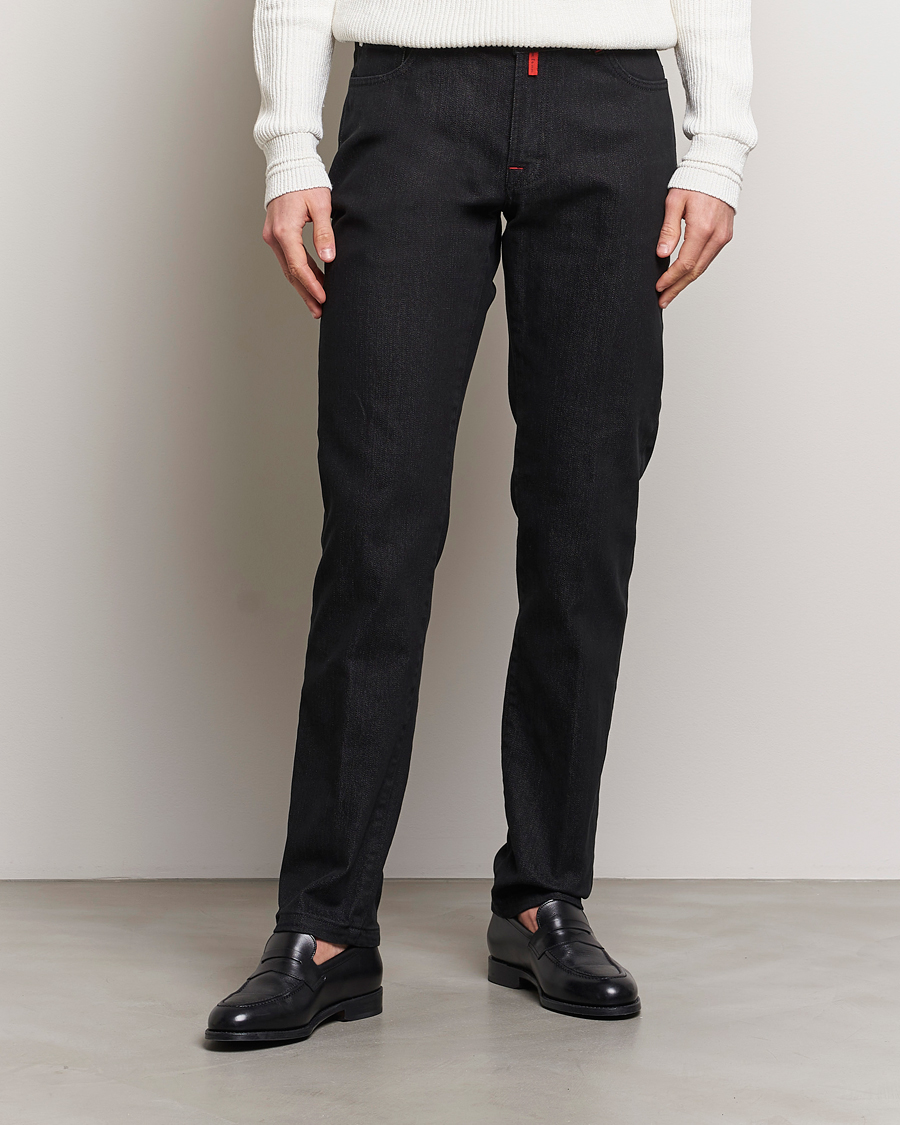 Herre | Tøj | Kiton | Slim Fit 5-Pocket Jeans Black
