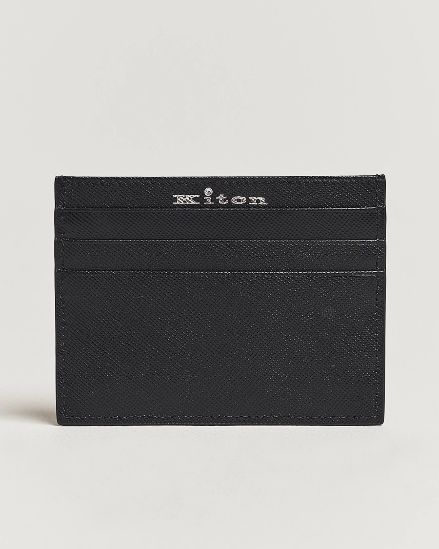 Herre | Kiton | Kiton | Saffiano Leather Cardholder Black
