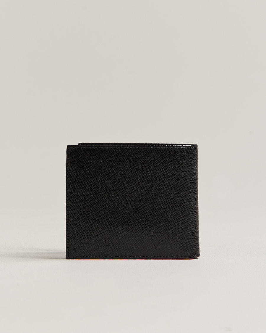 Herre | Italian Department | Kiton | Saffiano Leather Wallet Black