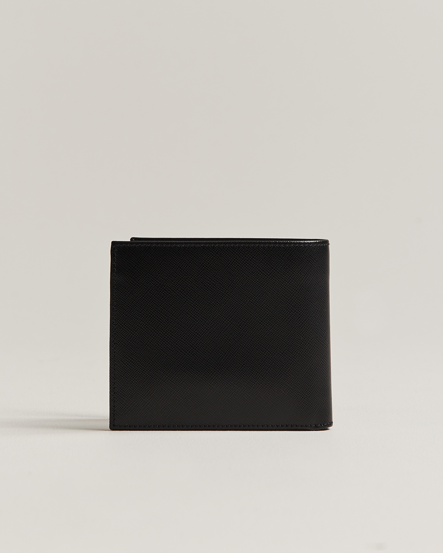 Herre | Tilbehør | Kiton | Saffiano Leather Wallet Black