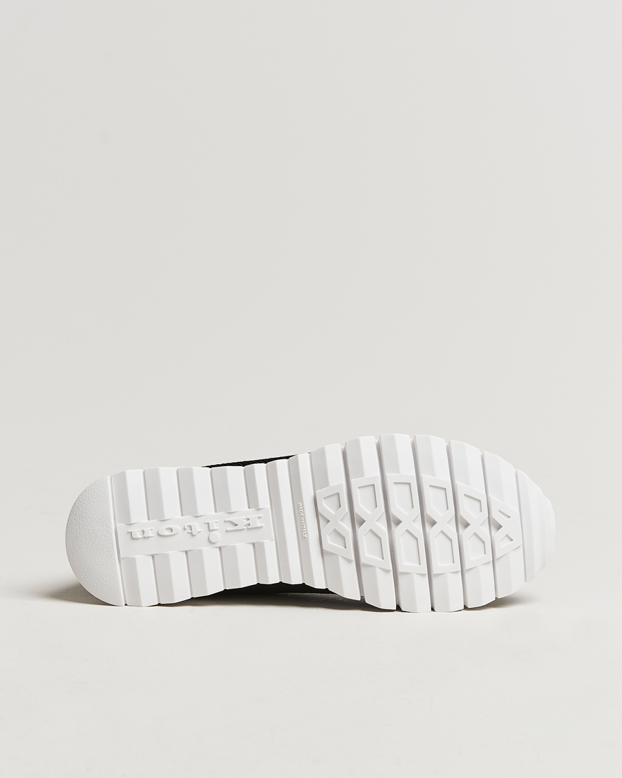 Herre | Kiton Mesh Running Sneakers Black | Kiton | Mesh Running Sneakers Black