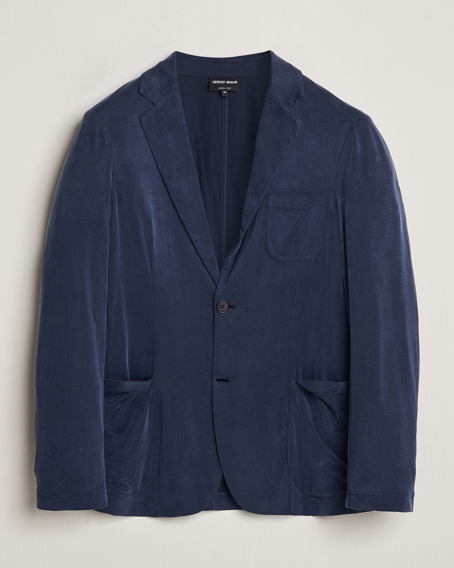 Herre | Blazere & jakker | Giorgio Armani | Unconstructed Blazer Navy
