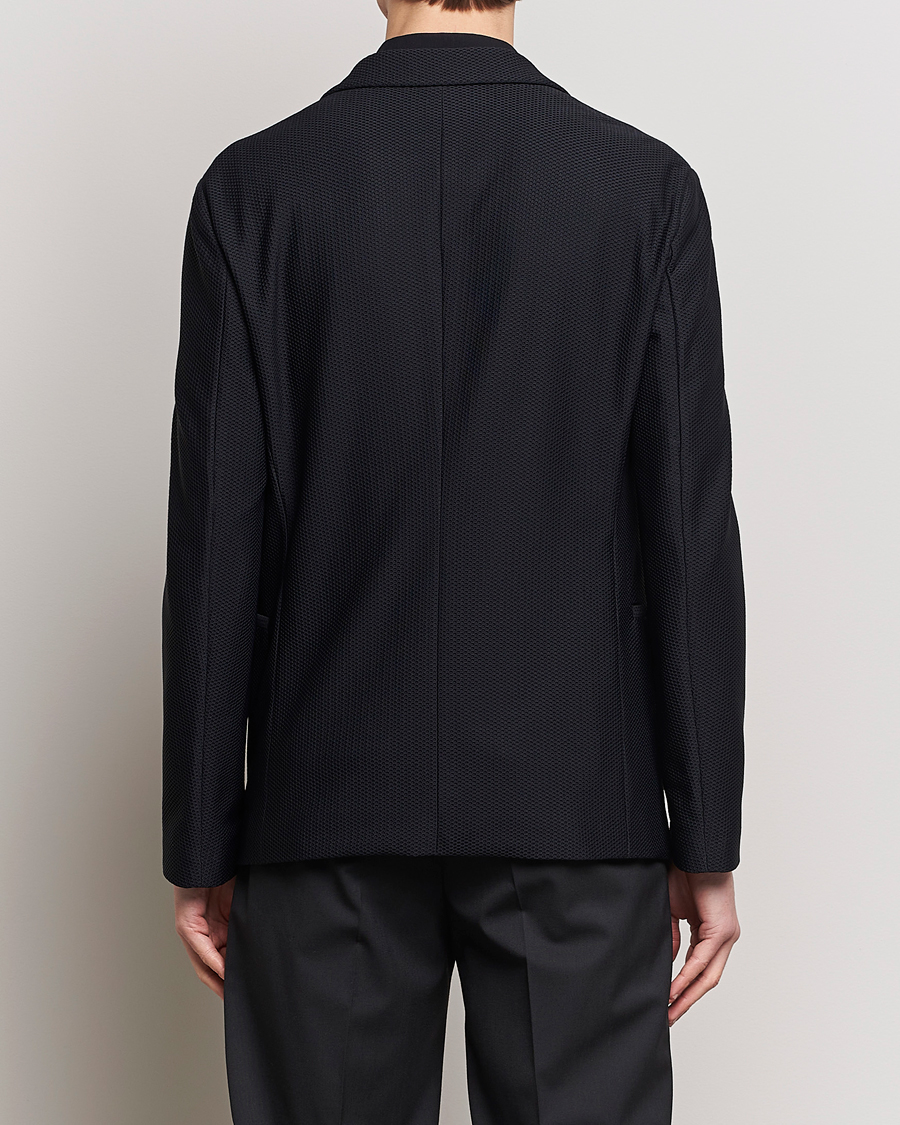 Herre | Blazere & jakker | Giorgio Armani | Single Breasted Mesh Blazer Black