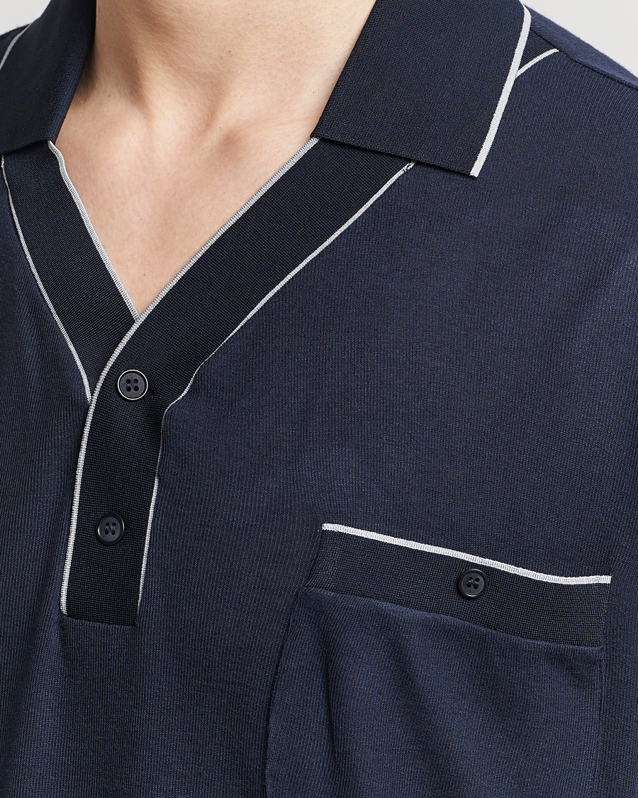 Herre | Polotrøjer | Giorgio Armani | Short Sleeve Riviera Polo Navy