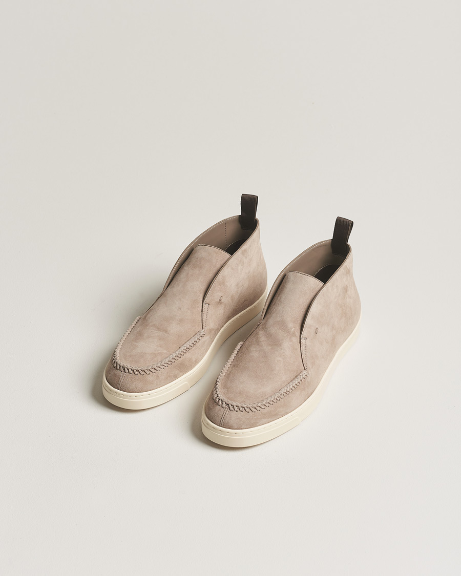 Herre | Afdelinger | Giorgio Armani | Intrecci Chukka Boot Beige Suede