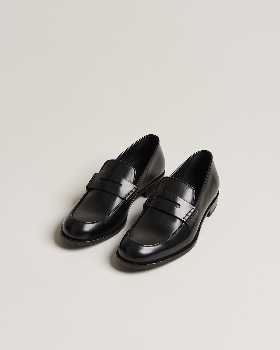 Herre | Italian Department | Giorgio Armani | Penny Loafers Black Calf