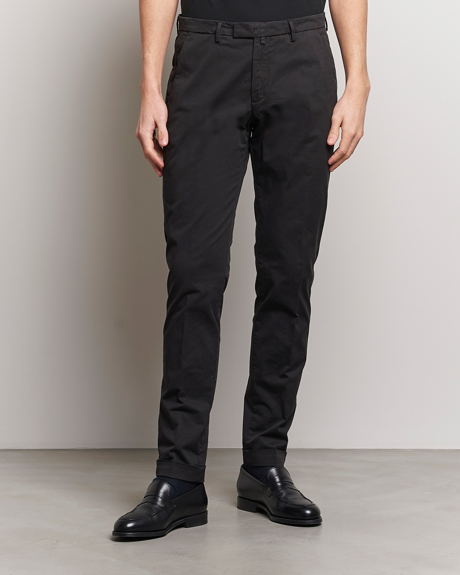 Herre |  | Briglia 1949 | Slim Fit Cotton Stretch Chinos Black