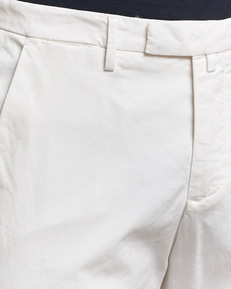 Herre | Bukser | Briglia 1949 | Slim Fit Cotton Stretch Chinos White