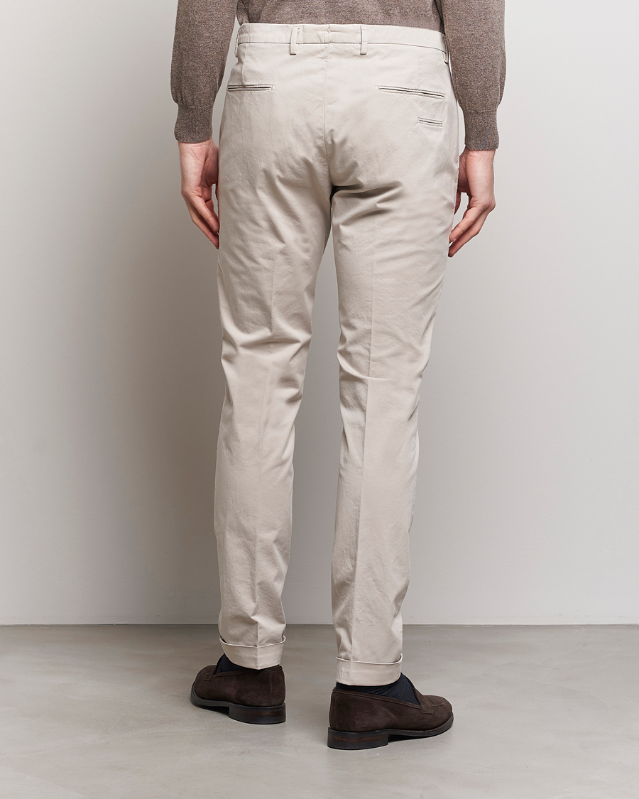 Herre | Bukser | Briglia 1949 | Slim Fit Cotton Stretch Chinos Beige