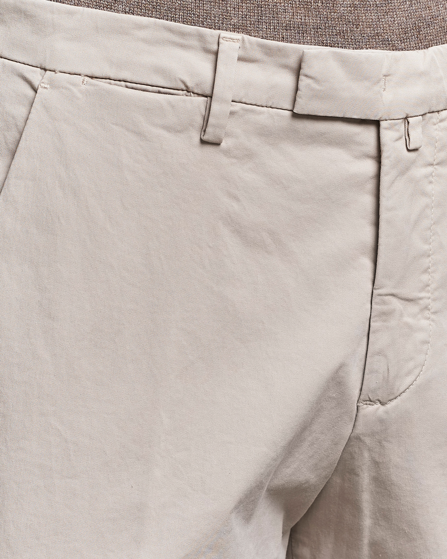 Herre | Bukser | Briglia 1949 | Slim Fit Cotton Stretch Chinos Beige