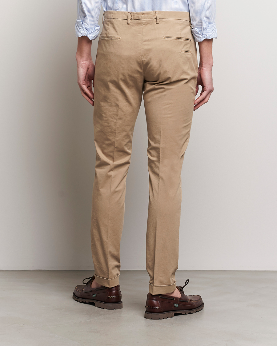 Herre | Bukser | Briglia 1949 | Slim Fit Cotton Stretch Chinos Taupe