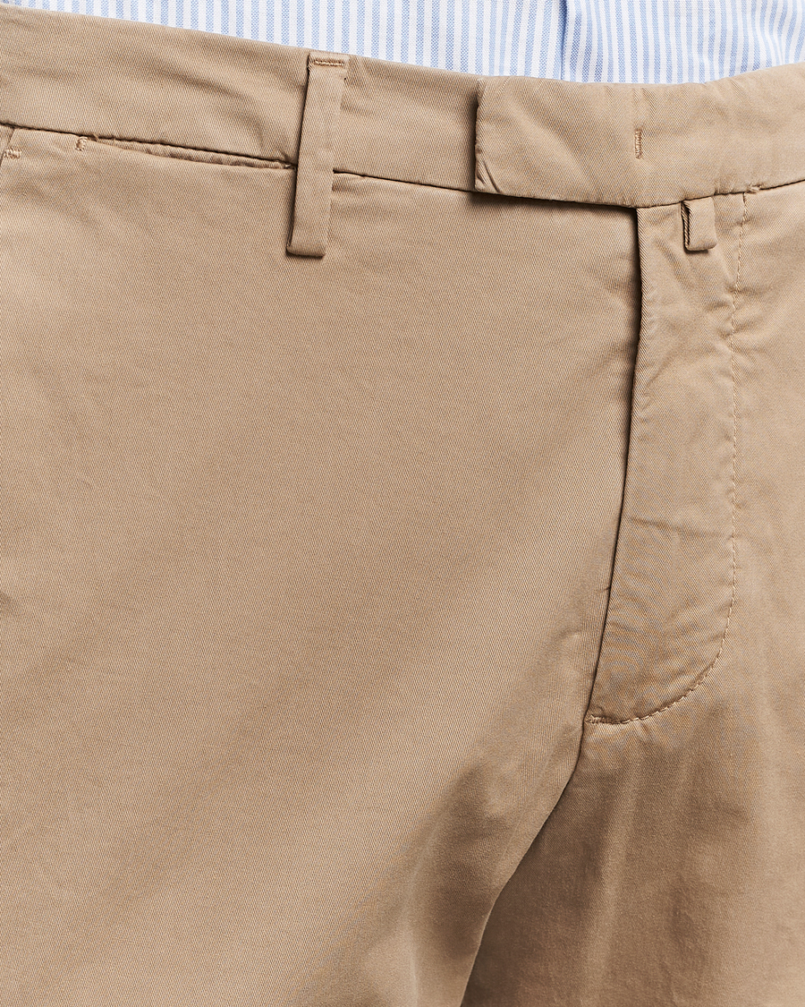 Herre | Bukser | Briglia 1949 | Slim Fit Cotton Stretch Chinos Taupe
