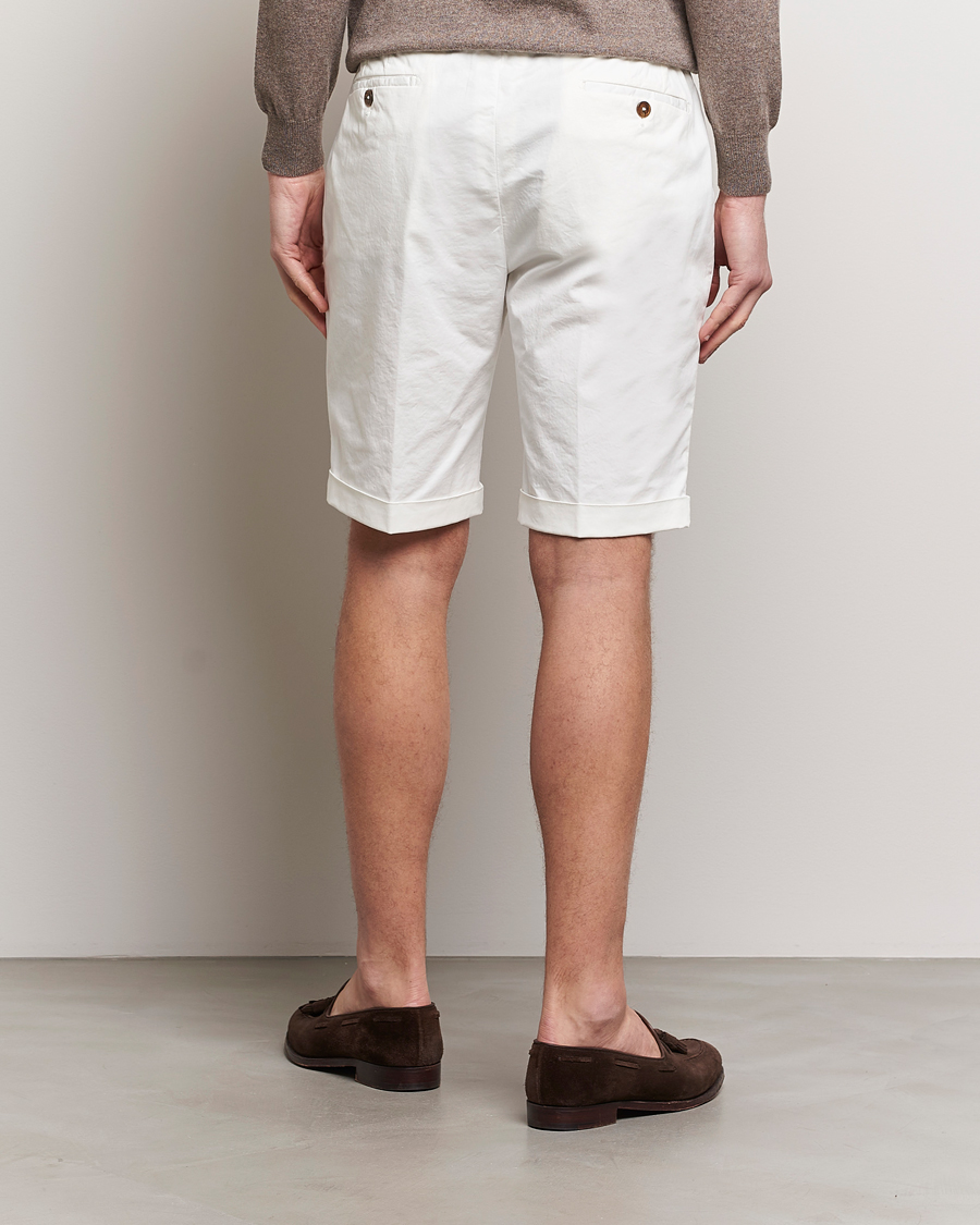 Herre | Shorts | Briglia 1949 | Pleated Cotton Shorts White