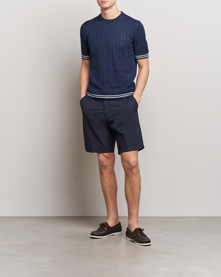 Herre |  | Briglia 1949 | Easy Fit Cotton Shorts Navy