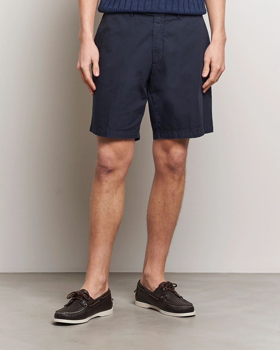 Herre | Afdelinger | Briglia 1949 | Easy Fit Cotton Shorts Navy