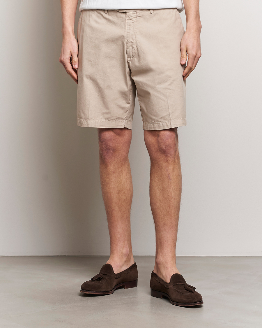 Herre |  | Briglia 1949 | Easy Fit Cotton Shorts Beige