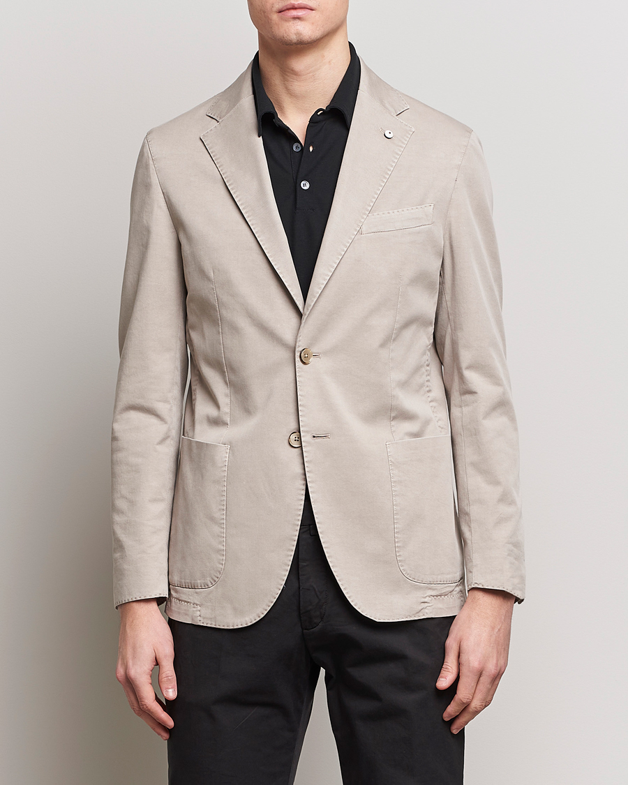 Herre |  | L.B.M. 1911 | Jack Regular Fit Cotton Stretch Blazer Light Grey